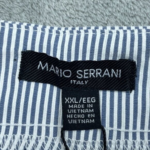 Mario Serrani Italy Womens Striped Cropped Pants XXL Slim Fit a1526 - Picture 2 of 7